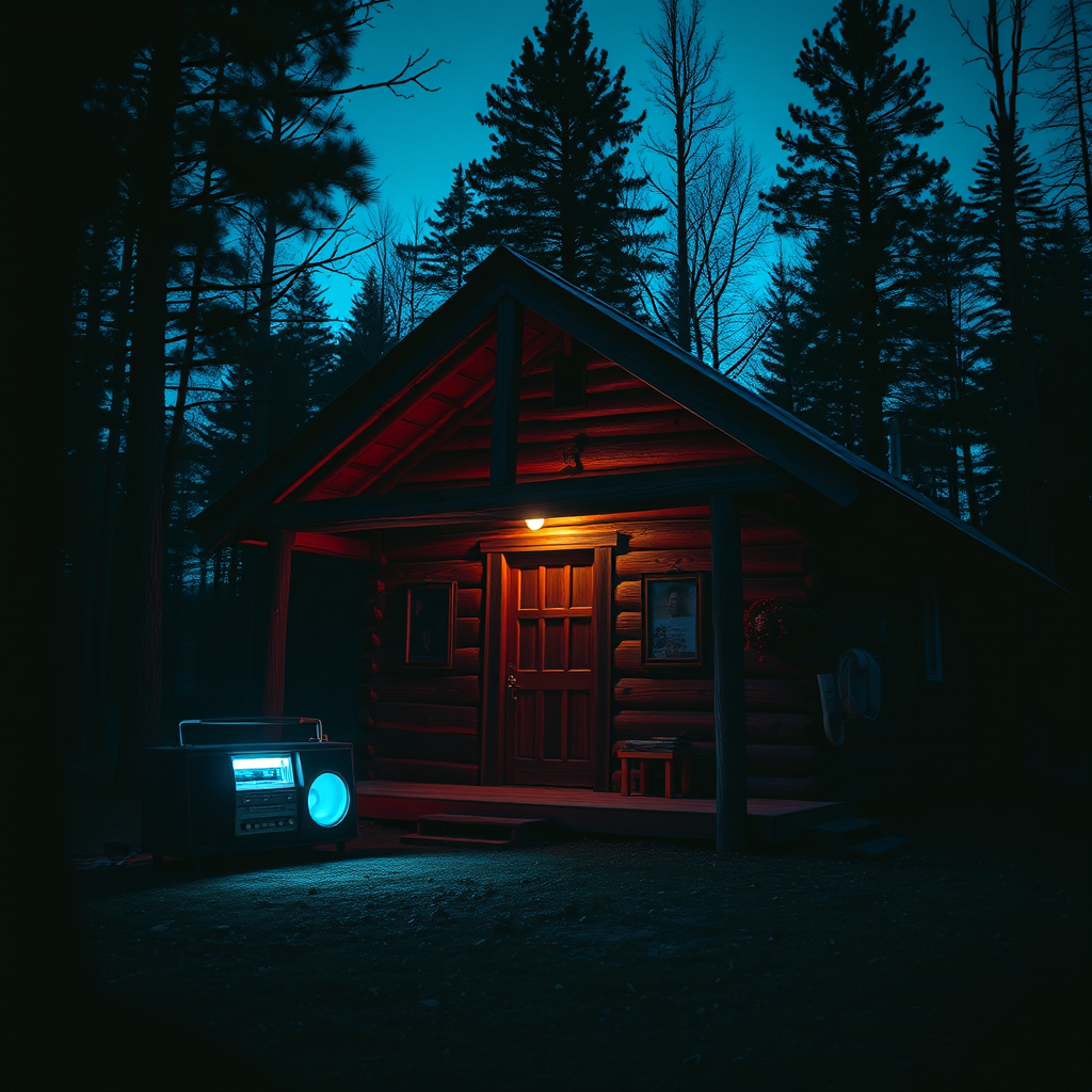 AI Voices in the Cabin: An Evil Blue Choice