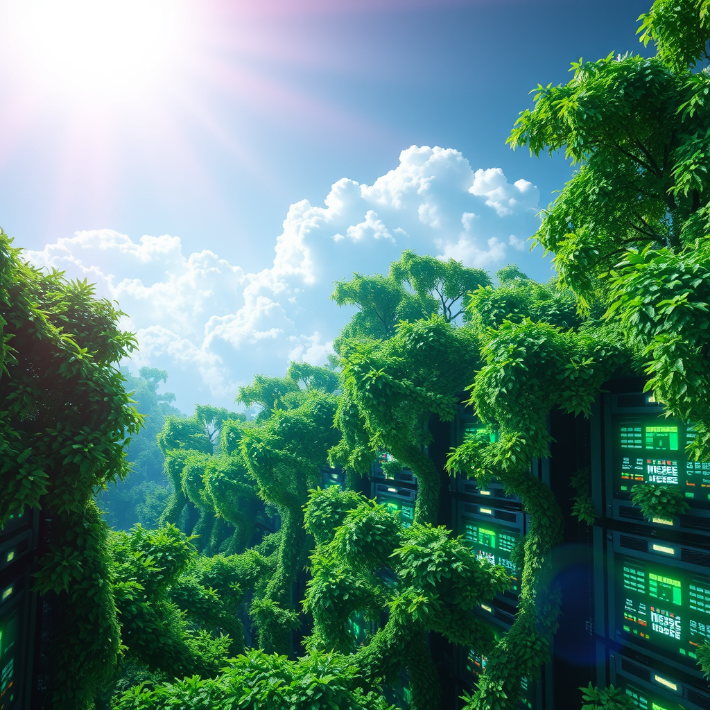 Digital Ecology: Protesting for a Greener Heaven Online